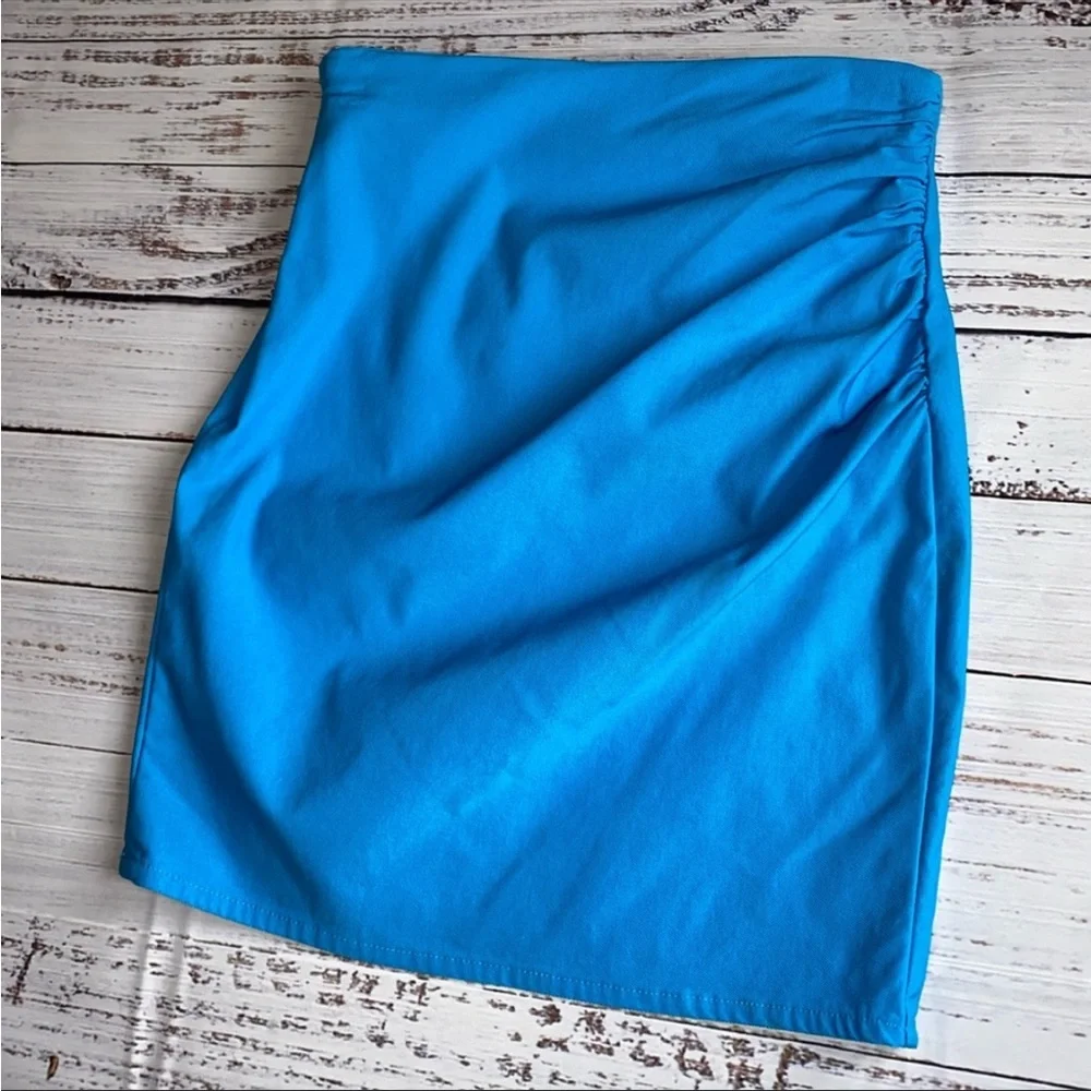 NWOT SHEIN BAE Ruched Bodycon Mini Skirt